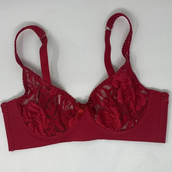 Agent Provocateur Audrey Red Bra 34C - Picture 8 of 12